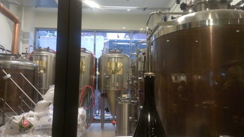 In house brewery